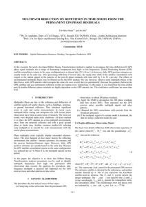 MULTIPATH REDUCTION ON REPETITION IN TIME SERIES FROM THE