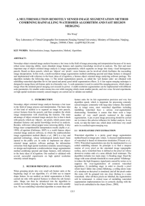 A MULTIRESOLUTION REMOTELY SENSED IMAGE SEGMENTATION METHOD