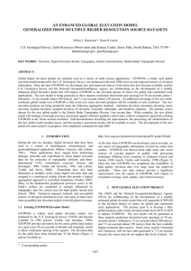 AN ENHANCED GLOBAL ELEVATION MODEL