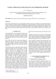 GLOBAL TERRAIN DATA ORGANIZATION AND COMPRESSION METHODS