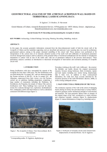 GEOSTRUCTURAL ANALYSIS OF THE ATHENIAN ACROPOLIS WALL BASED ON