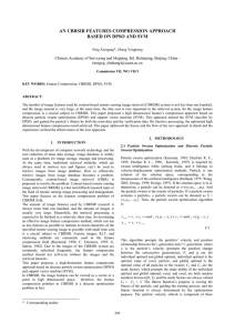 AN CBRSIR FEATURES COMPRESSION APPROACH BASED ON DPSO AND SVM