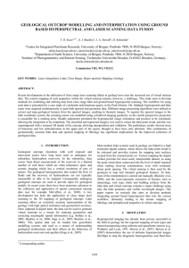 GEOLOGICAL OUTCROP MODELLING AND INTERPRETATION USING GROUND