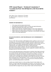 1995 Annual Report - Technical Commission V VISION&#34; TERMS OF REFERENCE