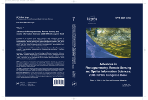 7 ISPRS Book Series Advances in Photogrammetry, Remote Sensing and