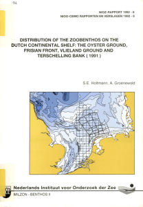 DISTRIBUTION  OF THE ZOOBENTHOS ON THE