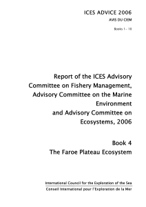 Report of the ICES Advisory Committee on Fishery Management, Environment