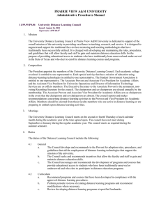 PRAIRIE VIEW A&amp;M UNIVERSITY Administrative Procedures Manual