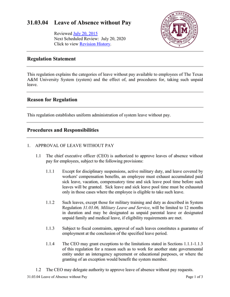 31-03-04-leave-of-absence-without-pay-regulation-statement