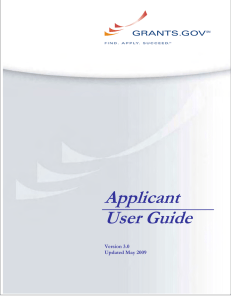 Applicant User Guide  Version 3.0