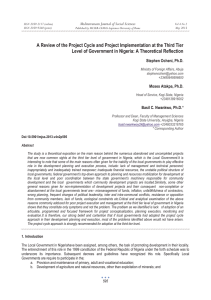 Mediterranean Journal of Social Sciences