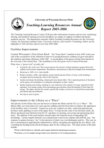 Teaching-Learning Resources Annual Report 2005-2006 University of Wisconsin-Stevens Point