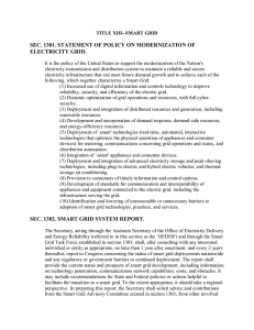 SEC. 1301. STATEMENT OF POLICY ON MODERNIZATION OF ELECTRICITY GRID.