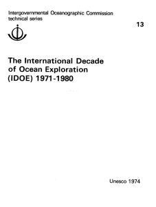 (IDOE) The International Decade of