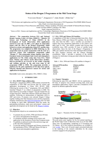 Status of the Dragon 2 Programme at the Mid Term...  Yves-Louis Desnos , Zengyuan Li