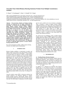 Near-Real Time Global Biomass Burning Emissions Product from Multiple Geostationary Satellites