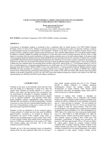 A SEMI AUTOMATED EMPIRICAL MODEL FOR ESTIMATION OF CH EMISSION