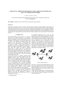 A PRACTICAL APPROACH FOR SERVING LARGE AMOUNTS OF GEOSPATIAL