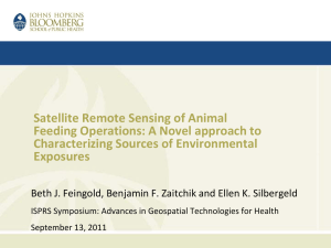 Satellite Remote Sensing of Animal Feeding Operations: A Novel approach to