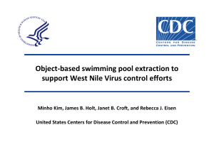 Object‐based swimming pool extraction to  support West Nile Virus control efforts