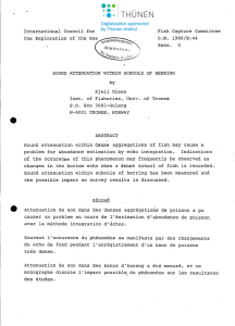 Fish Capture Committee International Council for C.M. 1986/B:44 the Exploration