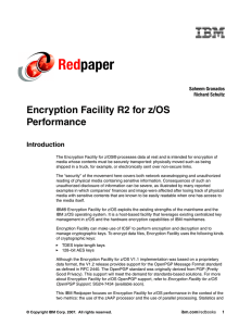 Red paper Encryption Facility R2 for z/OS Performance