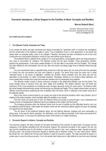 Economic Assistance, a Direct Support to the Families in Need.... Mediterranean Journal of Social Sciences Blerina Xhakolli (Reci) MCSER Publishing, Rome-Italy