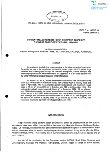This paper not to be cited without prior referenee to... ICES C.M. 1996/S:34 Theme Session S