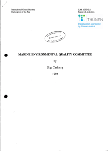 MARINE ENVIRONMENTAL QUALITY COMMITTEE by Stig Carlberg 1992