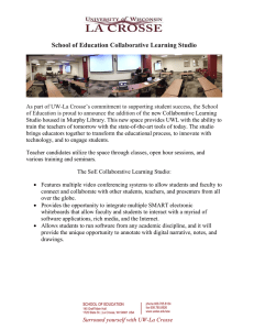 School of Education Collaborative Learning Studio
