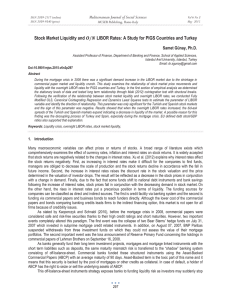 Stock Market Liquidity and Mediterranean Journal of Social Sciences Samet Günay, Ph.D.