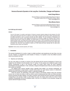 Veracruz Economic Dynamics in the Long Run: Continuities, Changes and... Mediterranean Journal of Social Sciences Isabel Ortega-Ridaura MCSER Publishing, Rome-Italy