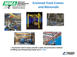 Enclosed Track Cranes and Monorails