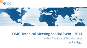 OMG Technical Meeting Special Event - 2013 Les Santiago