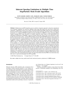 Inherent Speedup Limitations in Multiple Time Step/Particle Mesh Ewald Algorithms