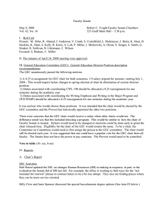 Faculty Senate  May 8, 2008 Robert C. Voight Faculty Senate Chambers