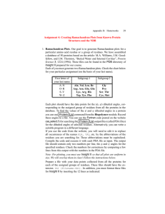 Assignment 4: Creating Ramachandran Plots from Known Protein Ramachandran Plots