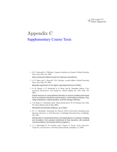 Appendix C Supplementary Course Texts This is page 573 Printer: Opaque this