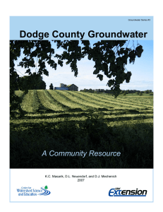 Dodge County Groundwater A Community Resource 2007