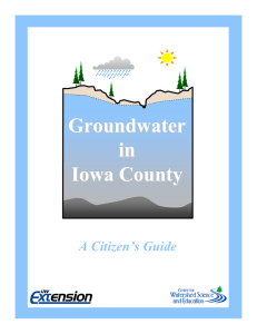 Groundwater in Iowa County A Citizen’s Guide