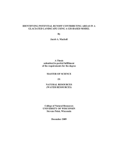 IDENTIFYING POTENTIAL RUNOFF CONTRIBUTING AREAS IN A By