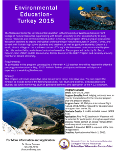 Environmental Education - Turkey 2015