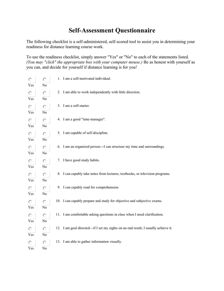 self-assessment-questionnaire