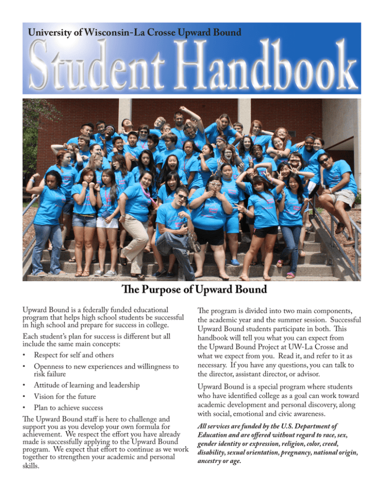 Student Handbook The Purpose Of Upward Bound