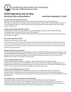 STEM Exploration Day for Boys Workshop Titles and Descriptions