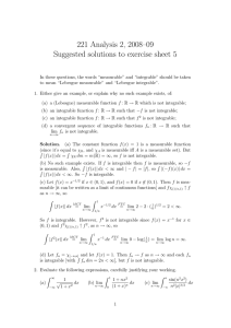 221 Analysis 2, 2008–09 Suggested solutions to exercise sheet 5