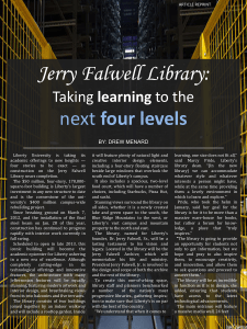 Jerry Falwell Library: four levels learning