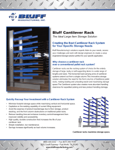 Bluff Cantilever Rack Creating the Best Cantilever Rack System