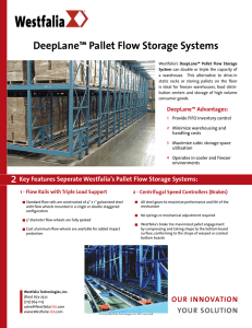 DeepLane™ Pallet Flow Storage Systems