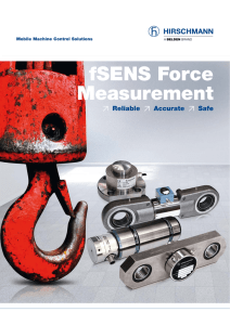 fSENS Force Measurement  Reliable